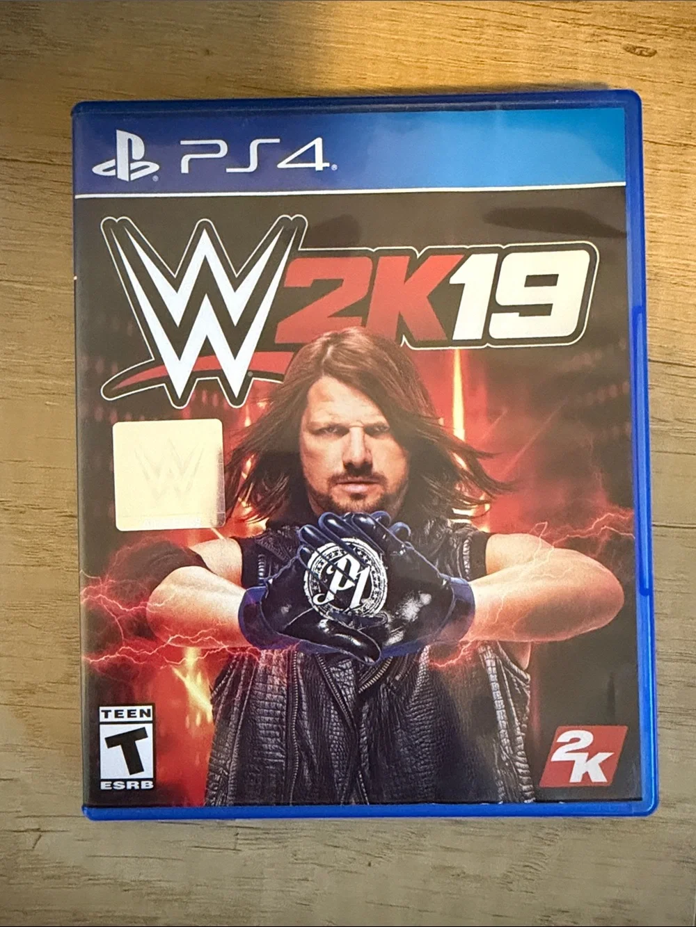 WWE 2K19 PS4 Video Game - Blue Case